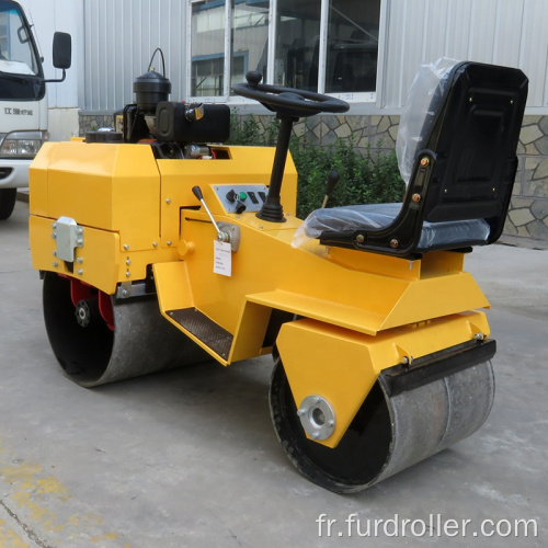 Rouleau à tambour lisse double FYL-855 de machines de construction de routes